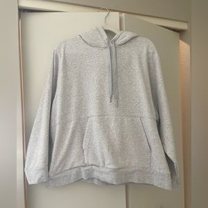 Gray Athleta Retroplush Hoodie
